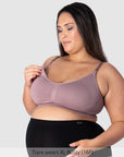 Nursing clips on My Necessity Wirefree Nursing Bra in Twilight