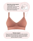 Technical features of Caress Bamboo Nursing Bra - Sienna Busty