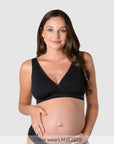Hotmilk My Comfort FlexFit Bra in Black – lifestyle shot, lightweight bra with full cup coverage and flexible fit