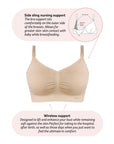 My Necessity Seamless Nursing Bra - Frappe