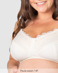 Show Off Wirefree Nursing Bra - Ivory