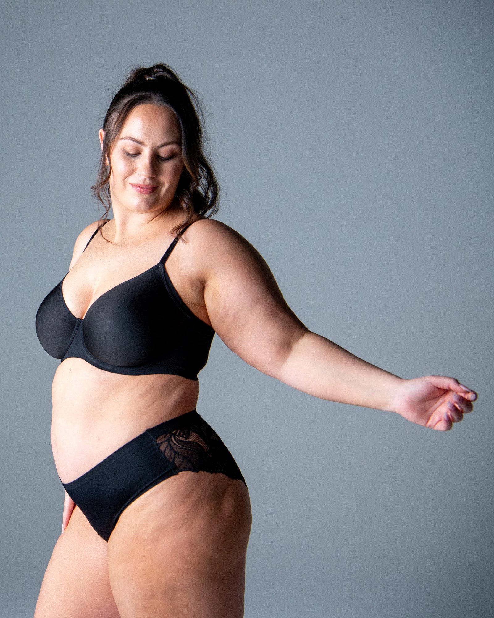 The Classic Vanishing Bikini Brief - Black