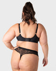 Luxe Wirefree Full Cup Bra - Black