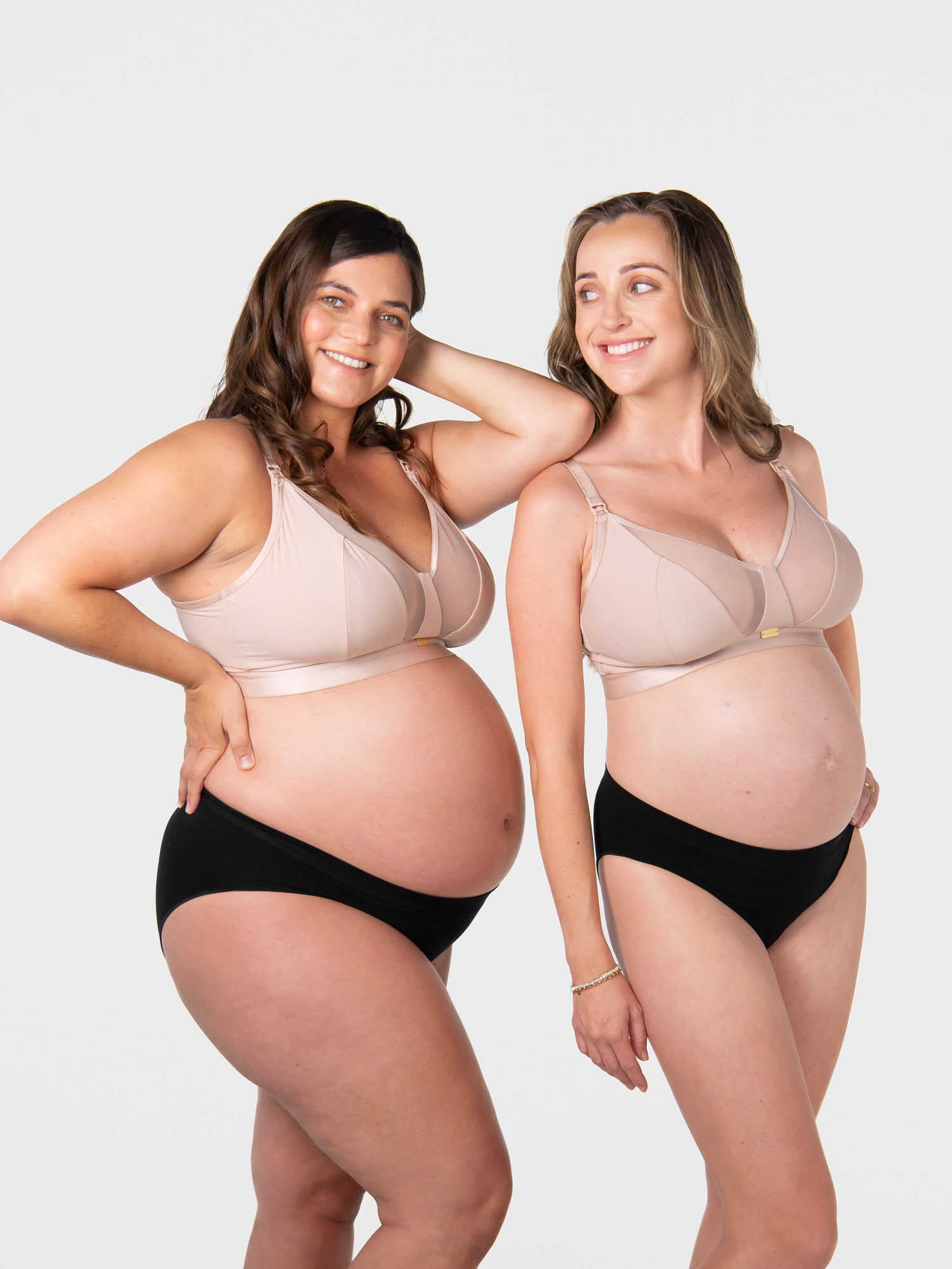 Flawless Full Cup Plunge Nursing Bra - Cashmere