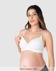 Nursing Clip featured on the Forever Yours Contour T-shirt Nursing Bra in White