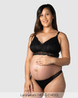 Heroine Wirefree Maternity Bralette in Black