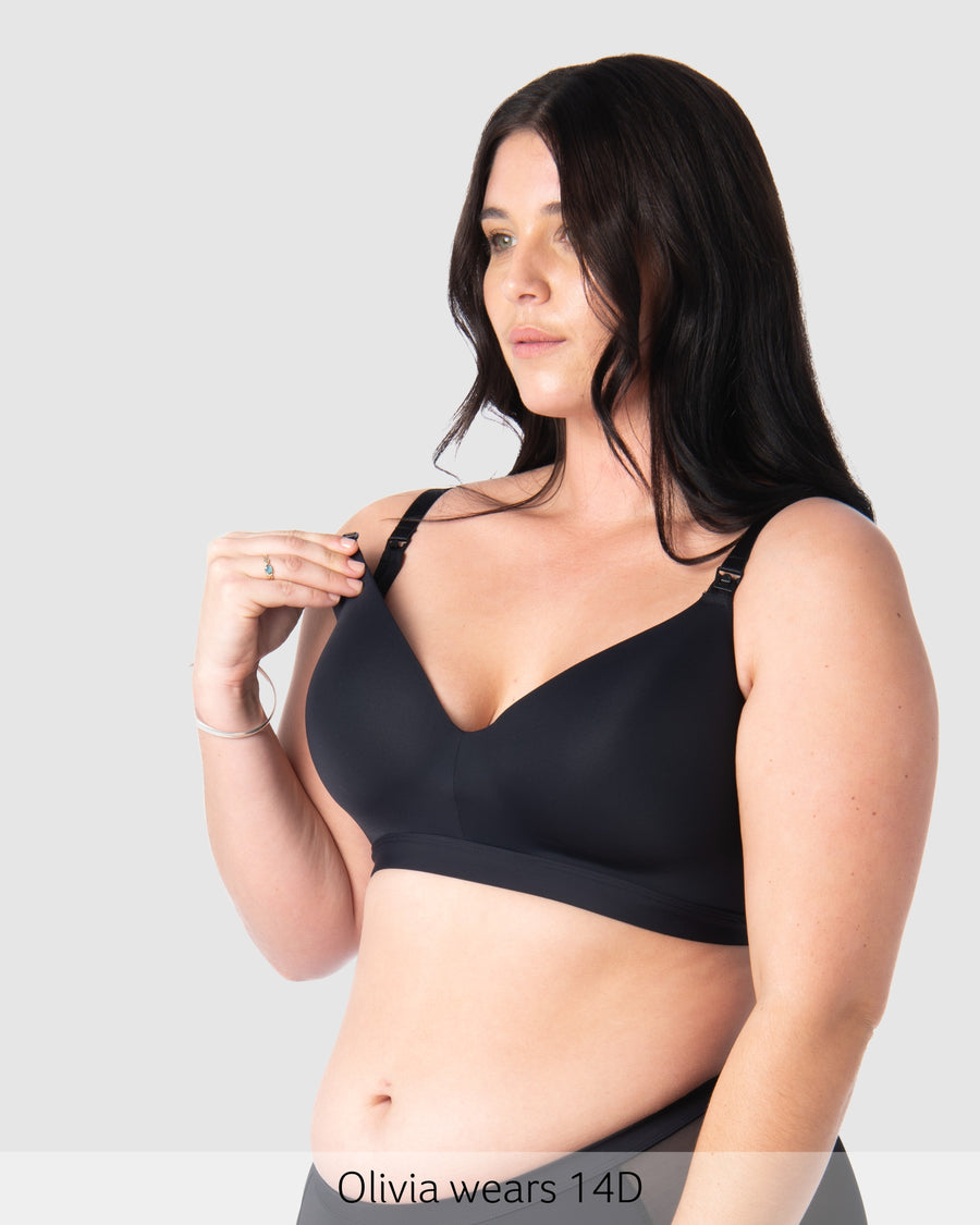Nursing Clip featured on Infinite Wirefree Contour Nursing Bra in BlackNursing Clip featured on Infinite Wirefree Contour Nursing Bra in Black