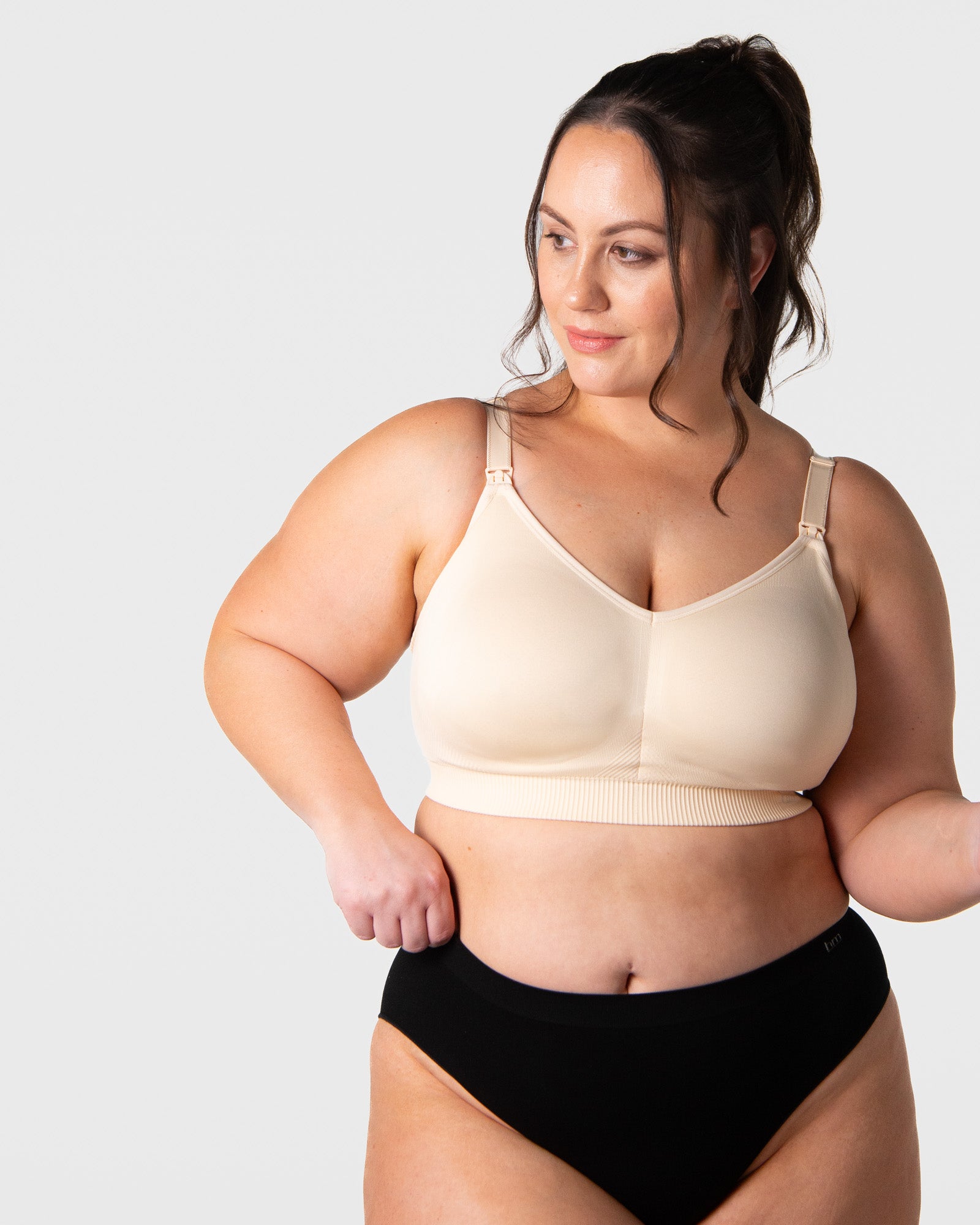 My Everyday FlexFit Nursing Bra - Latte Busty