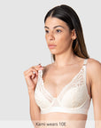 Magnetic Nursing Clips featured on  Warrior Plunge Contour Nursing Bra with Flexi Underwire in Ivory