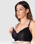 Warrior Wirefree Nursing Bra - Black