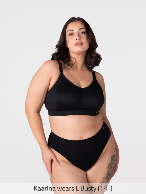 My Everyday FlexFit Nursing Bra - Black Busty