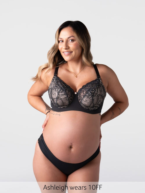 Temptation Full Cup Nursing Bra - Black