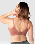 Back of Caress Bamboo Nursing Bra - Sienna
