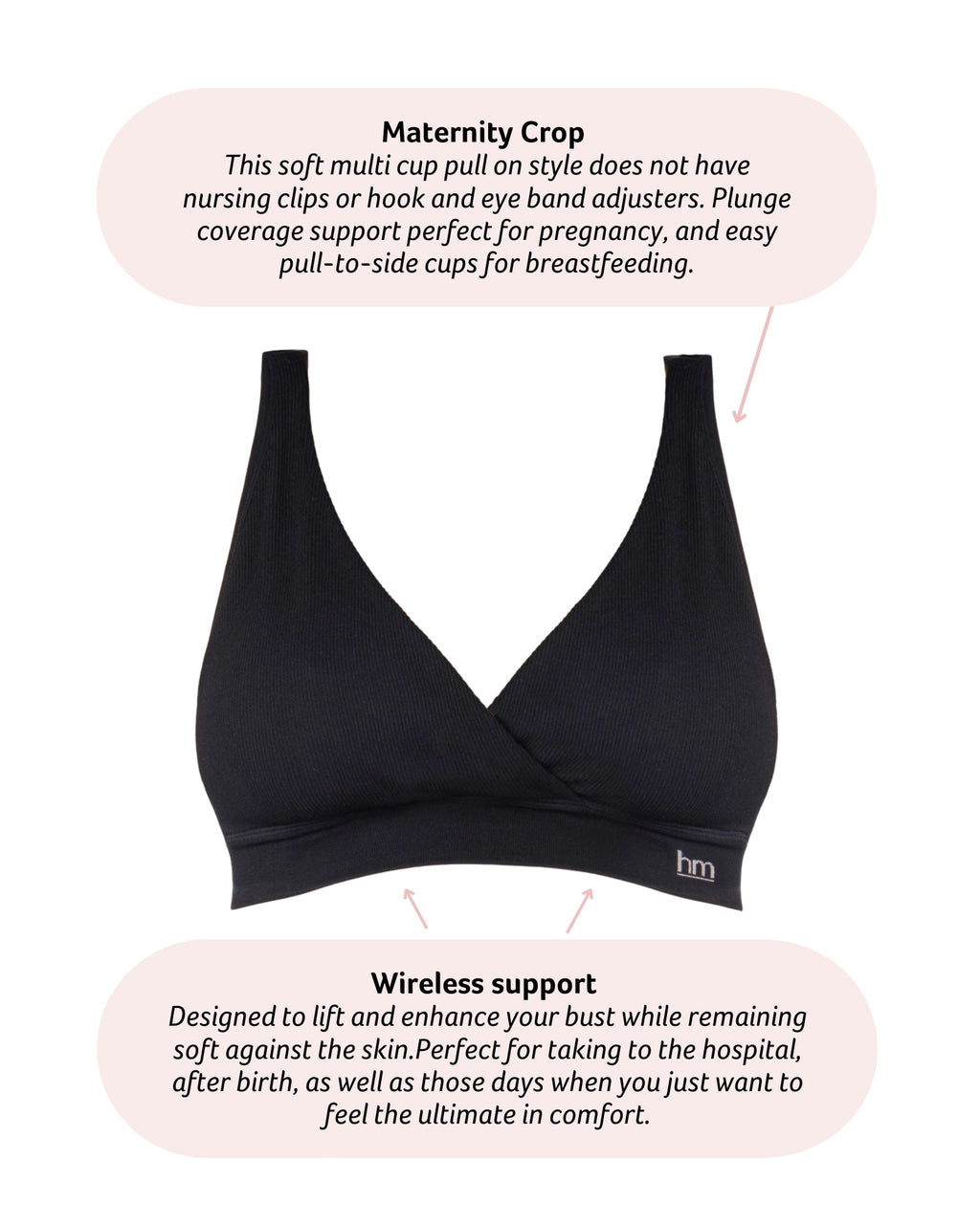 My Comfort FlexFit Bra - Black – Hotmilk Lingerie