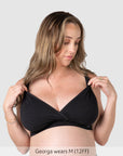 Hotmilk My Comfort FlexFit Bra in Black – styled worn, versatile wirefree bra for everyday comfort