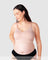 Model wearing Hotmilk My Necessity Bra in Ballet Pink showing front view with full cup support.