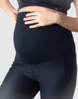 HOTMILK AU FOCUS BLACK MATERNITY PREGNANCY SPORTS LEGGINGS