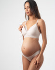 hotmilk ptrojectme AMBITION TRIANGLE SHELL CONTOUR NURSING breatfeeding pregnancy BRA - WIREFREE WITH AMBITION SHELL BRAZILIAN BRIEF